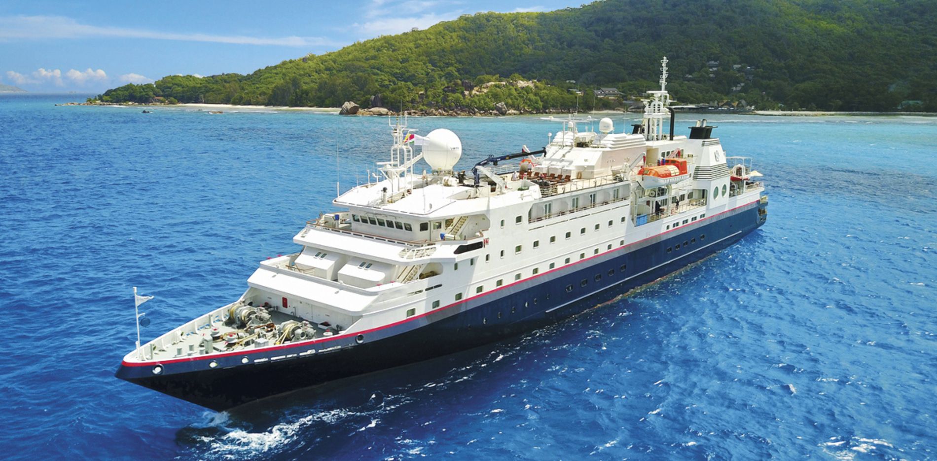 A photo of the MV La Belle des Océans cruise ship